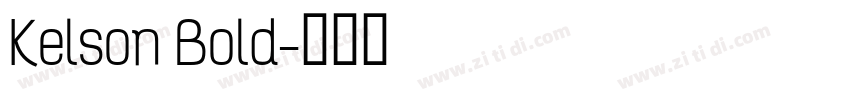 Kelson Bold字体转换